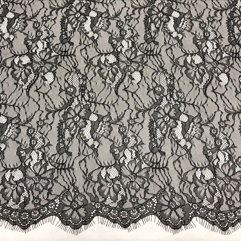 Dress Bridal Warp Knit Lace Fabric for Women's Wear Wholesale Supplier 18